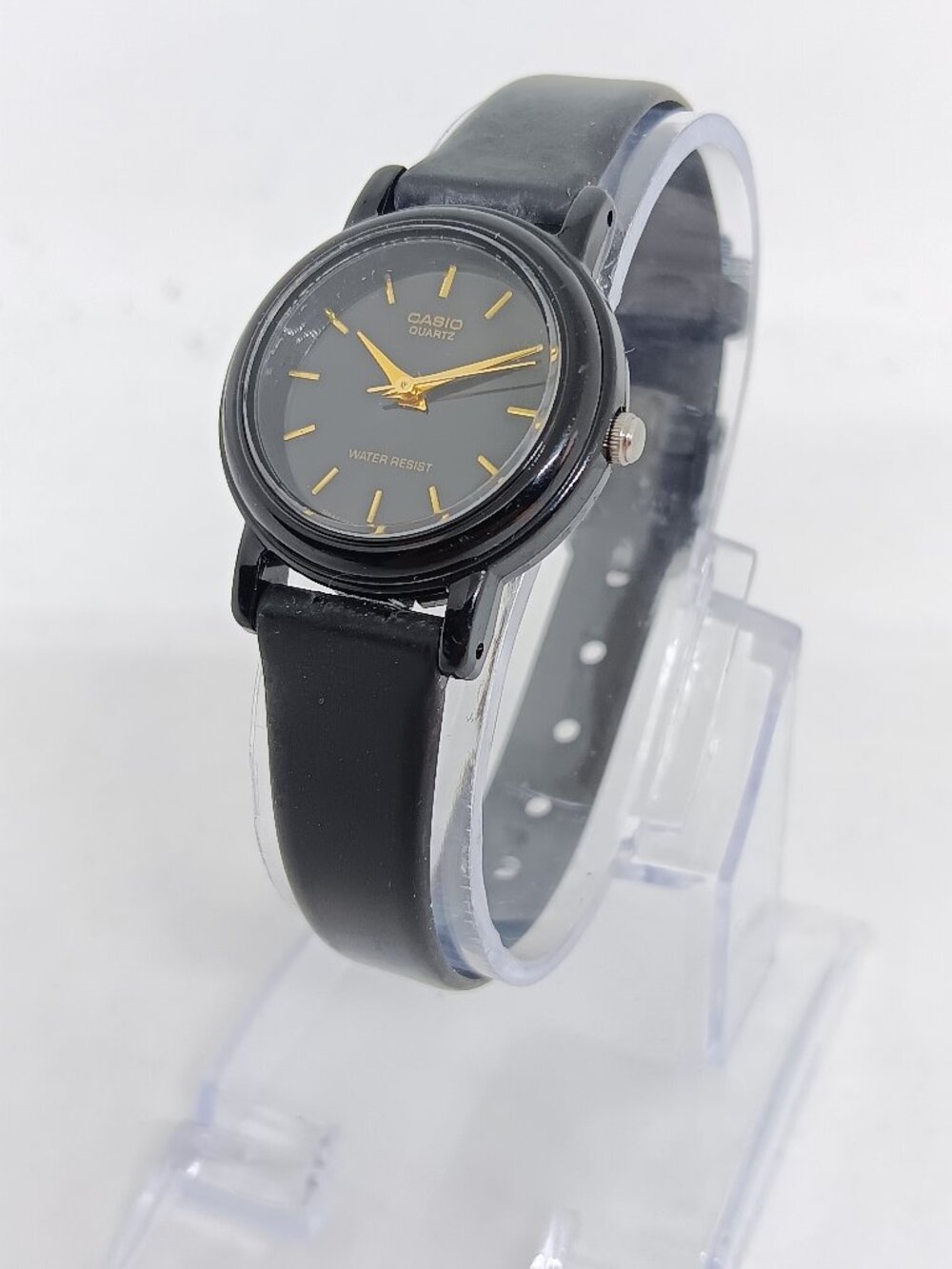 Casio LQ-139AMV Women's 25mm Analog Quartz Black Resin Strap Watch NEW BATT
